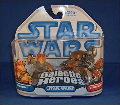 Star Wars: Galactic Heroes figure 63 Jar Jar Binks and Destroyer Droid