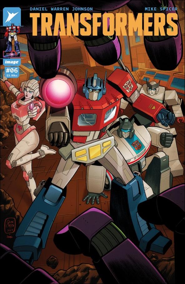 Transformers (2023) issue 6-E Joe Quinones 1:50 Cover