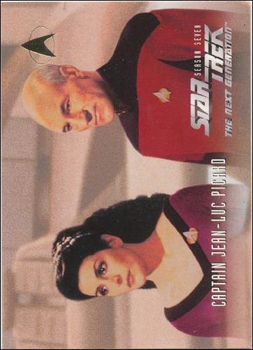 Star Trek: The Next Generation - The Episode Collection Season Seven (Base Set) card 725 Captain Jean-Luc Picard