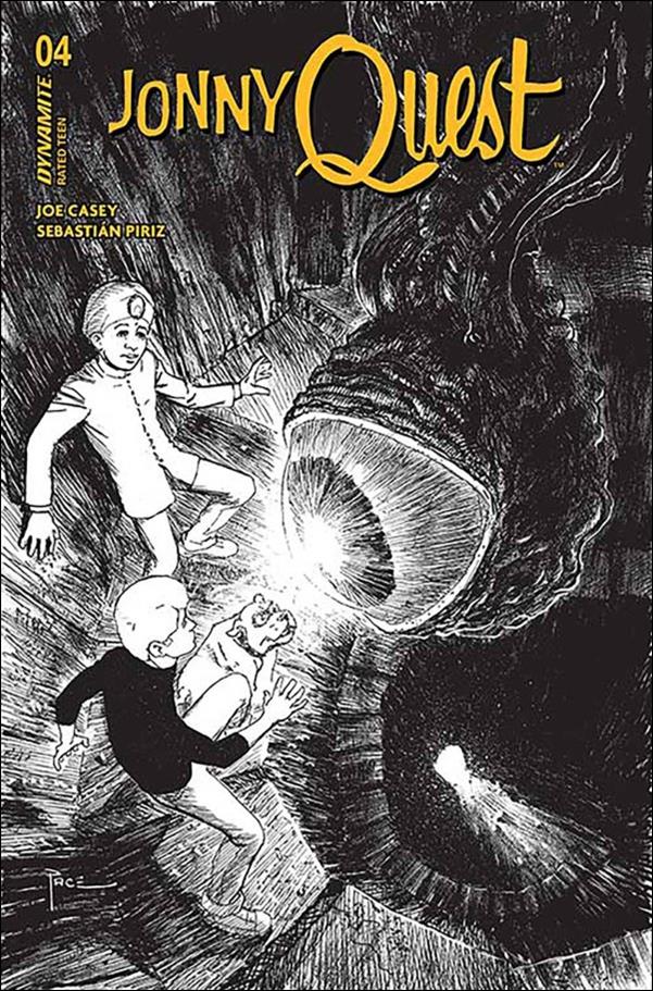 Jonny Quest (2024) issue 4-F Richard Pace B&W 1:10 Cardstock Cover