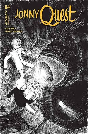 Jonny Quest (2024) issue 4-F Richard Pace B&W 1:10 Cardstock Cover