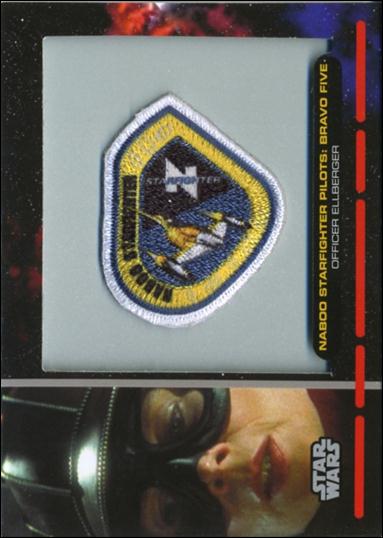 Star Wars Galactic Files (Patch Subset) card PR-9 Naboo Starfighter Pilots: Bravo Five Officer....