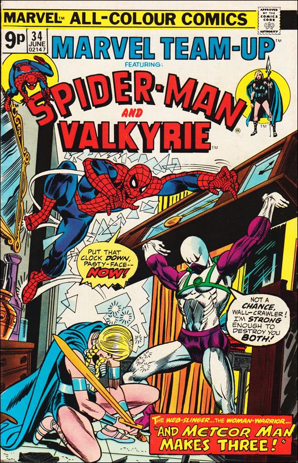 Marvel Team-Up (1972) issue 34-B UK Price Cover