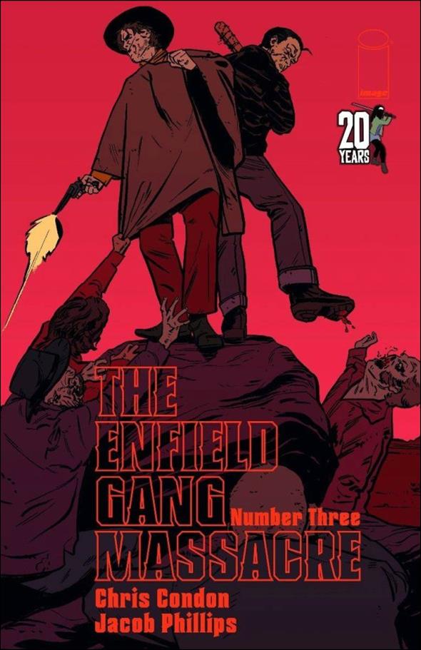 Enfield Gang Massacre issue 3-B Jacob Phillips TWD 20th Anniversary Cover