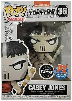 POP! Comics figure 36-B Casey Jones (B&W Chase)