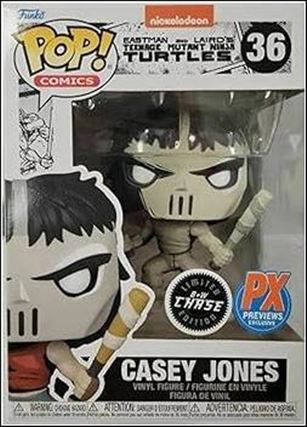 POP! Comics figure 36-B Casey Jones (B&W Chase)