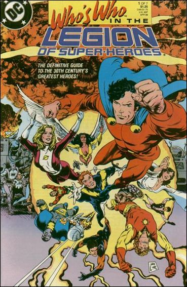 Who's Who in the Legion of Super-Heroes issue 1 Wraparound Cover