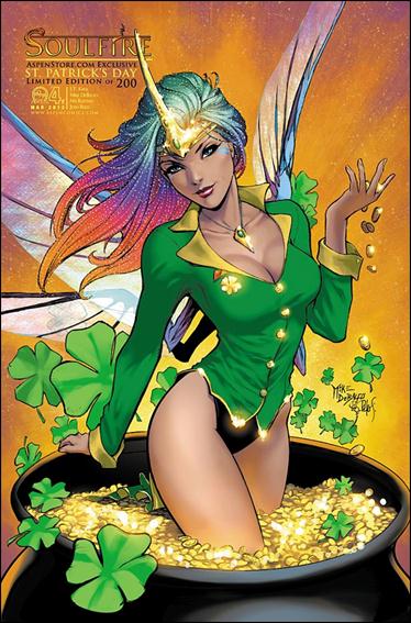Michael Turner's Soulfire (2012) issue 4-F Mike DeBalfo St. Patrick's Day Cover 1/200