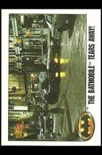 Batman: Series 1 (Base Set) card 79 The Batmobile Tears Away!