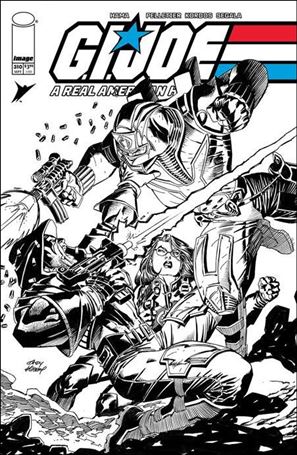 G.I. Joe: A Real American Hero (2023) issue 310-B Andy Kubert B&W Cover