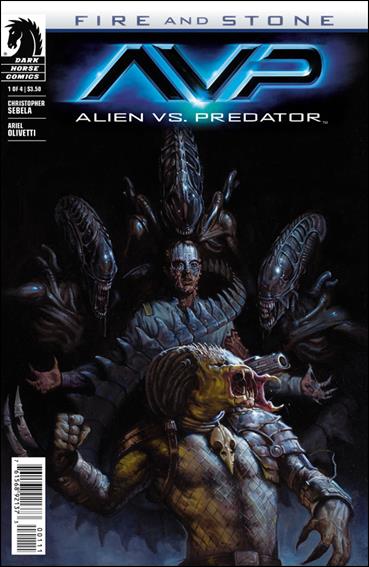 Alien vs Predator: Fire and Stone issue 1 E.M. Gist Cover