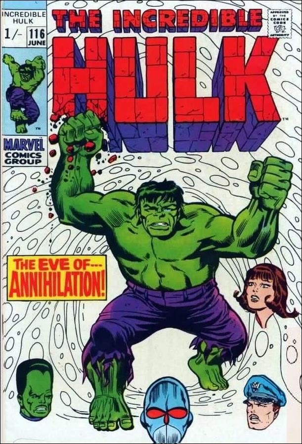 Incredible Hulk (1968) issue 116-B UK Price Cover