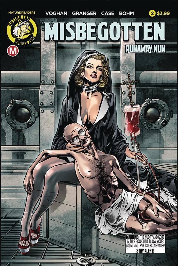 Misbegotten: Runaway Nun issue 2 Justin Case "Gandhi" Cover