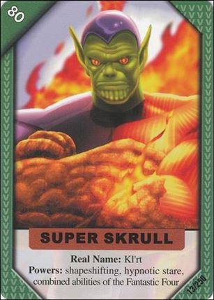 Marvel ReCharge: Inaugural Edition (Base Set) card 13 Super Skrull