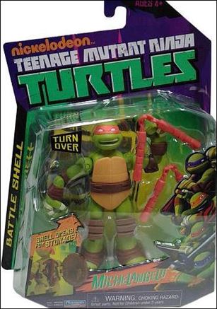 Teenage Mutant Ninja Turtles (2012) figure 33 Michelangelo (Battle Shell)