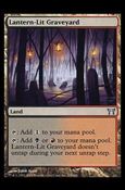 Magic the Gathering: Champions of Kamigawa (Base Set) card 278 Lantern-Lit Graveyard