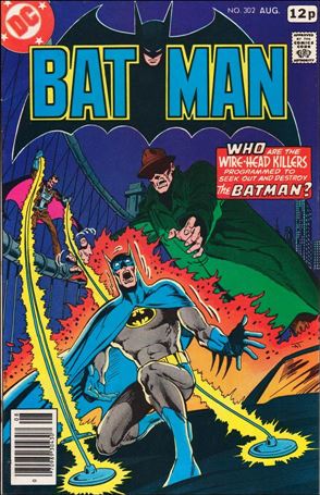 Batman (1940) issue 302-B UK Price Cover