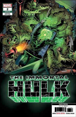 Immortal Hulk issue 2-E Joe Bennett Cover (4th Printing)