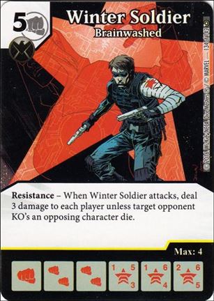 Marvel Dice Masters Civil War card 134 Winter Soldier: Brainwashed