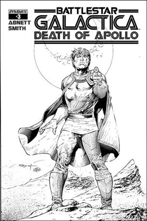 (Classic) Battlestar Galactica: The Death of Apollo issue 3-F Ardian Syaf 1:15 Black & White Cover