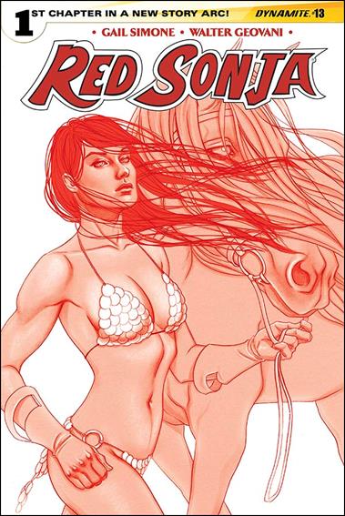 Red Sonja (2013) issue 13-F Jenny Frison Rare Red Cover