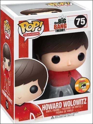 POP! Television figure 75-B Howard Wolowitz (Teleporting) SDCC 1/1000