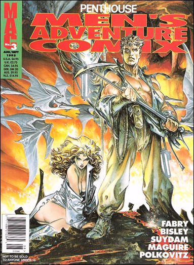 Penthouse Men's Adventure Comix issue 3 Azpiri cover