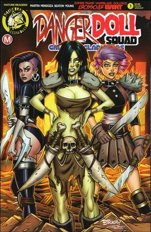 Danger Doll Squad: Galactic Gladiators issue 1-E Bill McKay Cover