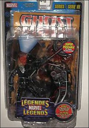 Marvel Legends (Series 7) figure 2-B Ghost Rider (Johnny Blaze -Black Costume (Canada)
