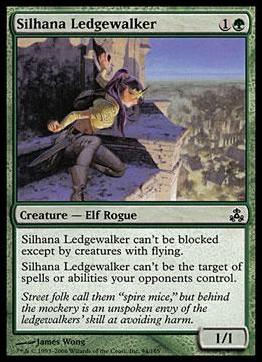 Magic the Gathering: Guildpact (Base Set) card 94 Silhana Ledgewalker