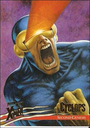 1996 Fleer Ultra X-Men: Wolverine (Base Set) card 22 Cyclops
