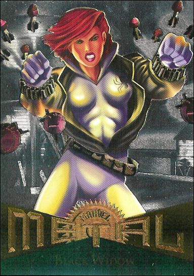 Marvel Metal (Parallel Flasher Set) card 10 Black Widow