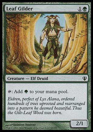 Magic the Gathering: Archenemy (Base Set) card 63 Leaf Gilder