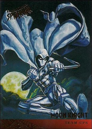 Fleer Ultra Spider-Man (Base Set) card 122 Moon Knight