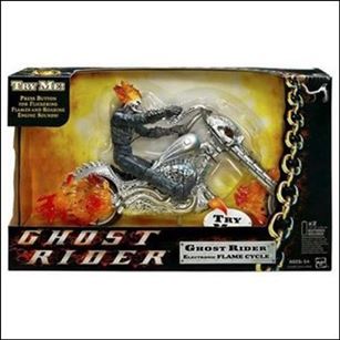 Ghost Rider Movie (Deluxe Figures) figure 3 Ghost Rider (Electronic Flame Cycle)