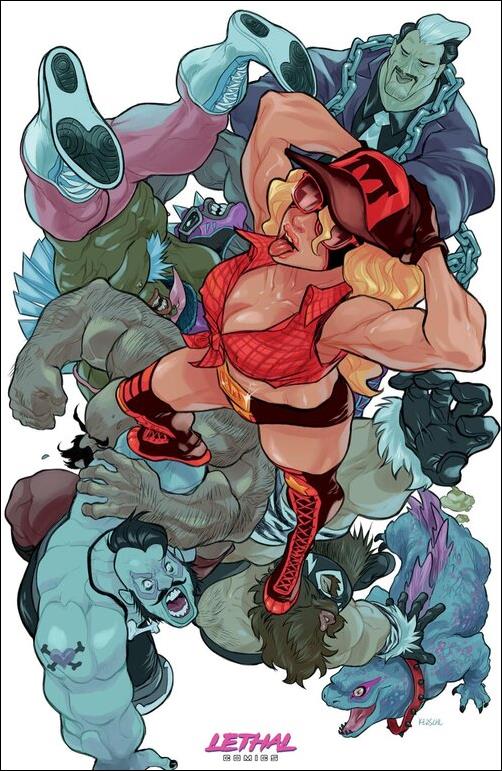 Mother Trucker issue 1-C Karl Kerschl Cover