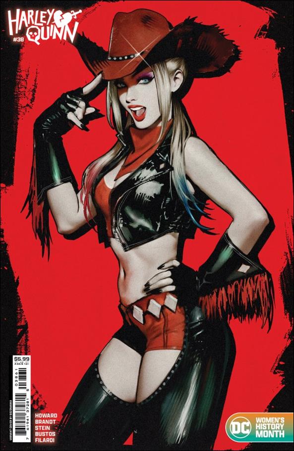 Harley Quinn (2021) issue 38-C Sozomaika Women's History Month Cardstock Cover