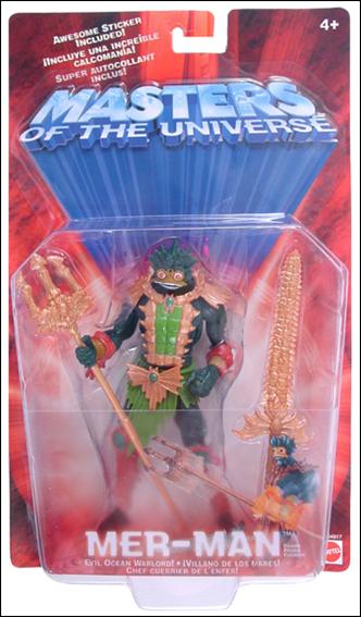 Masters of the Universe (Modern Series)  Basic Action Figures figure 6-B Mer-Man (Green Armor Repaint)