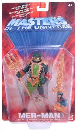 Masters of the Universe (Modern Series)  Basic Action Figures figure 6-B Mer-Man (Green Armor Repaint)