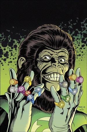 Planet of the Apes/Green Lantern issue 6-D Paul Rivoche 1:20 Homage Cover