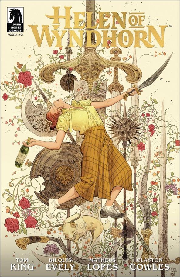 Helen of Wyndhorn issue 2-B Bilquis Evely Foil Logo Cover