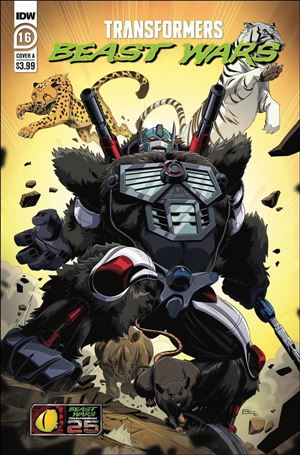 Transformers: Beast Wars issue 16 Emilio Lopez Cover