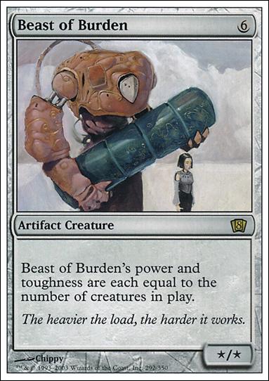 Magic the Gathering: 8th Edition (Base Set) card 292 Beast of Burden