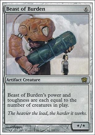 Magic the Gathering: 8th Edition (Base Set) card 292 Beast of Burden