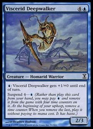 Magic the Gathering: Time Spiral (Base Set) card 91 Viscerid Deepwalker