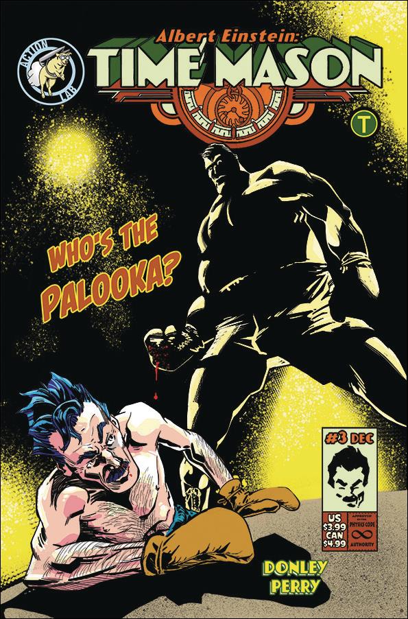 Albert Einstein: Time Mason issue 3-B Tony Donley Cover