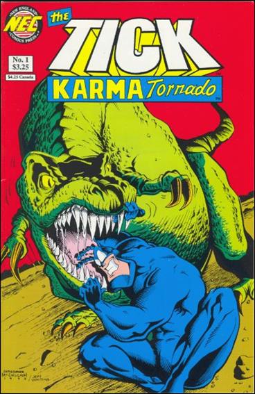 Tick Karma Tornado issue 1 White & Yellow Logo Cover
