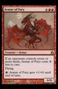 Magic the Gathering: Commander (Base Set) card 110 Avatar of Fury