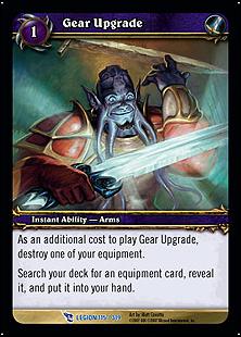 World of Warcraft: March of the Legion (Base Set) card 115 Gear Upgrade