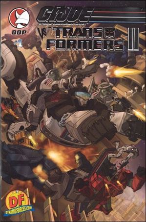 G.I. Joe vs the Transformers (2004) issue 1-E DF Nick Bradshaw Platinum Foil Cover 1/500